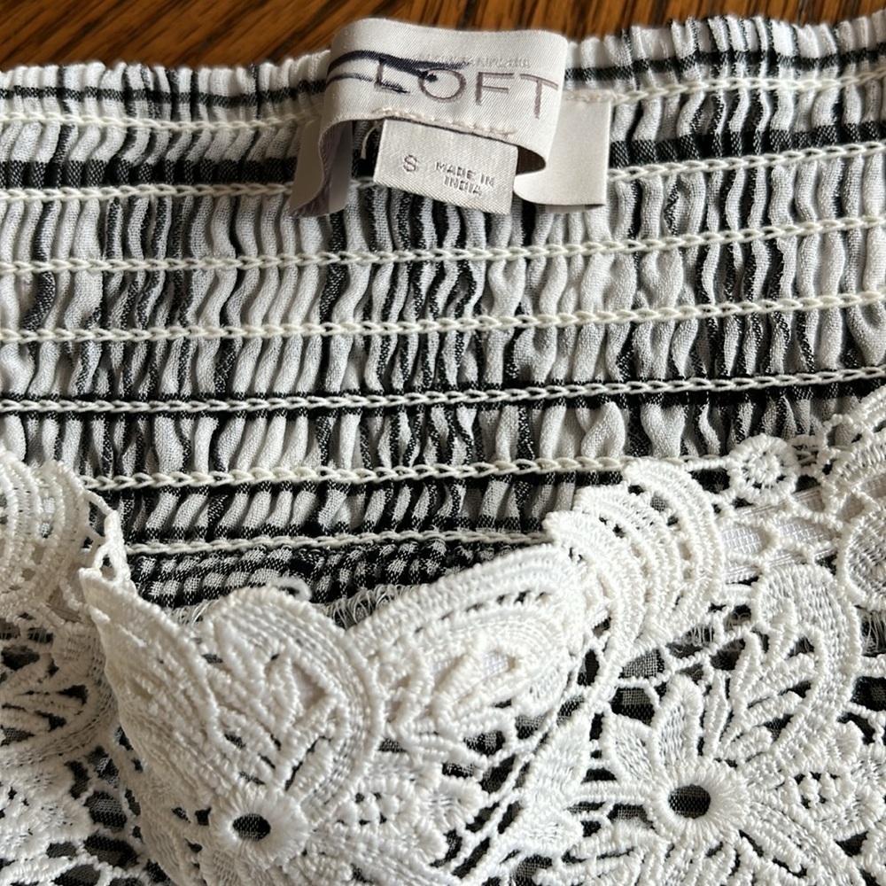 Loft Off Shoulder Top S - Picture 4 of 5